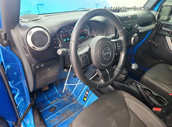 1C4BJWCG0GL104451 2016 JEEP WRANGLER Blue წინა პანელის ხედი