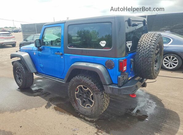 1C4BJWCG3GL218864 2016 JEEP WRANGLER Blue Rear left