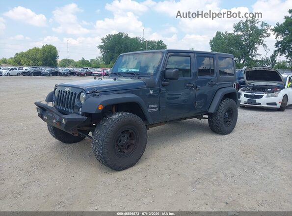 1C4BJWDG0HL590100 2017 JEEP WRANGLER UNLIMITED Blue Vista tres cuartos delantera izquierda