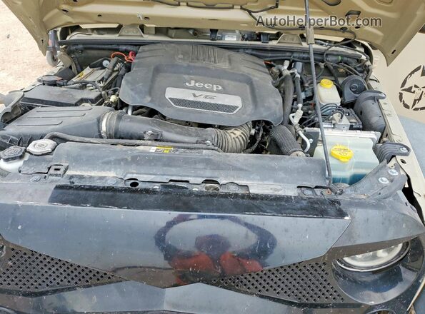 1C4BJWDG0JL894758 2018 JEEP WRANGLER Бежевый Вид подкапотного пространства