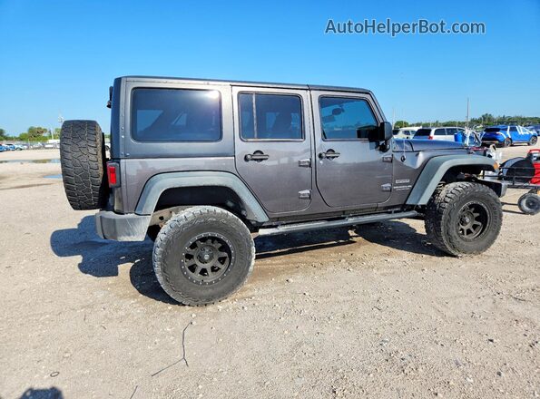 1C4BJWDG1GL167203 2016 JEEP WRANGLER Gray Rear right