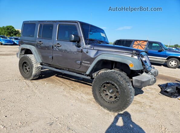 1C4BJWDG1GL167203 2016 JEEP WRANGLER Gray Front right