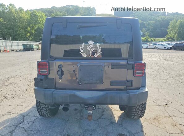 1C4BJWDG1GL178833 2016 JEEP WRANGLER Gray Вид ззаду