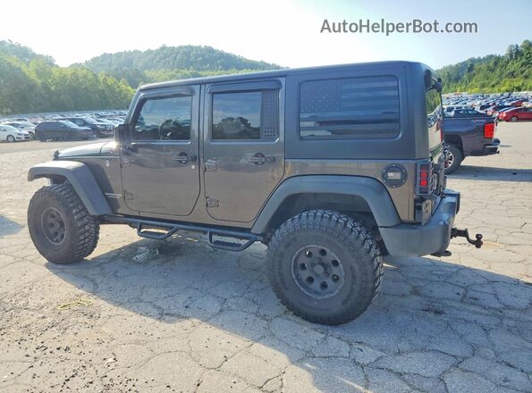 1C4BJWDG1GL178833 2016 JEEP WRANGLER Gray Задня ліва чверть