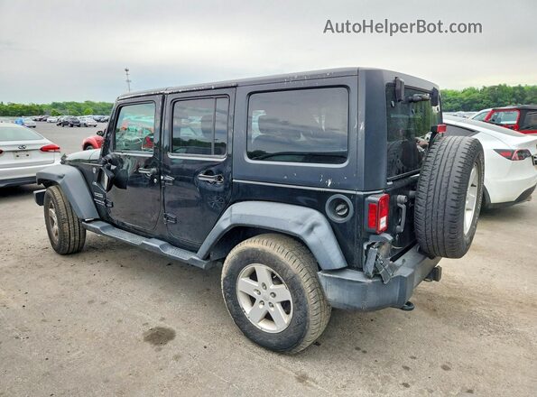 1C4BJWDG1HL696927 2017 JEEP WRANGLER Black Tył lewy