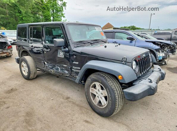 1C4BJWDG1HL696927 2017 JEEP WRANGLER Black Przód prawy