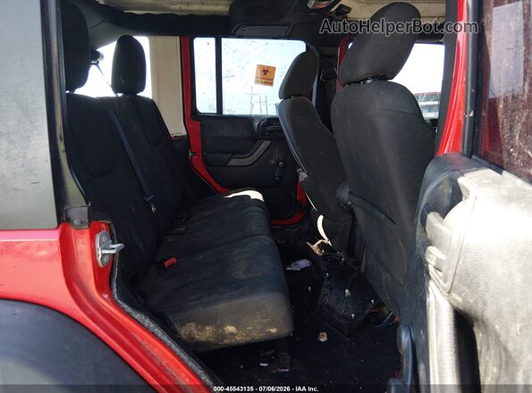 1C4BJWDG2GL125588 2016 JEEP WRANGLER UNLIMITED Red Widok naklejki z numerem VIN