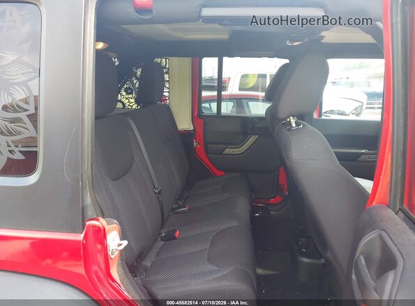 1C4BJWDG2GL213959 2016 JEEP WRANGLER UNLIMITED Red VIN კოდის სტიკერის ხედი