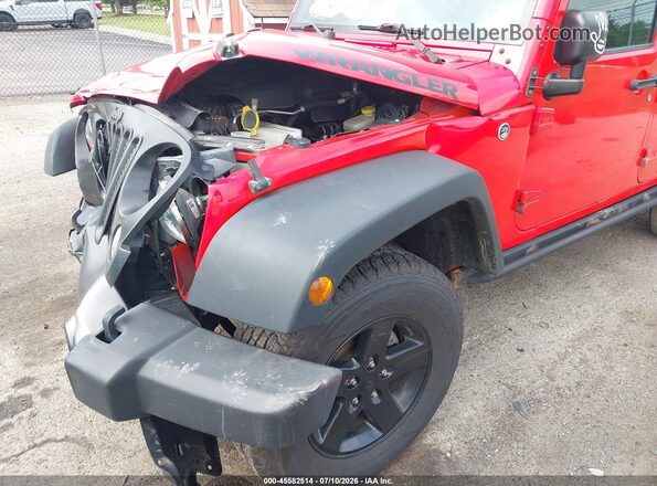 1C4BJWDG2GL213959 2016 JEEP WRANGLER UNLIMITED Red წინა ხედი