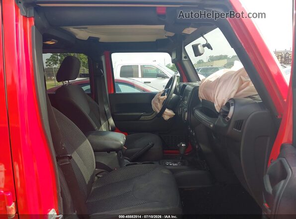 1C4BJWDG2GL213959 2016 JEEP WRANGLER UNLIMITED Red წინა სალონის ხედი