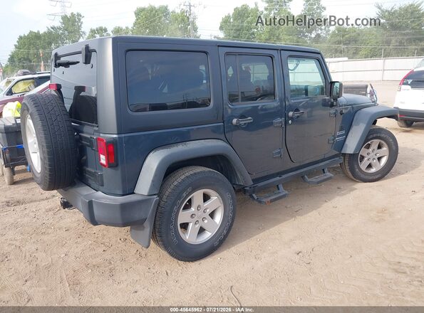 1C4BJWDG2HL524566 2017 JEEP WRANGLER UNLIMITED Blue Rear right