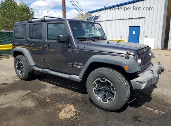 1C4BJWDG2HL629222 2017 JEEP WRANGLER Gray Передня права чверть