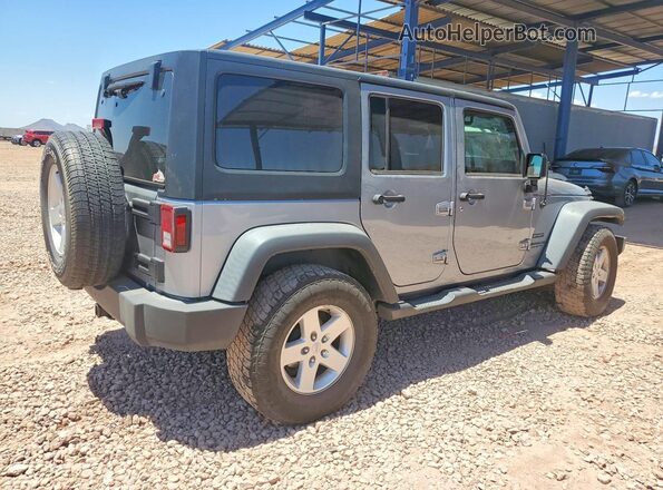 1C4BJWDG2HL702833 2017 JEEP WRANGLER Silver Tył prawy