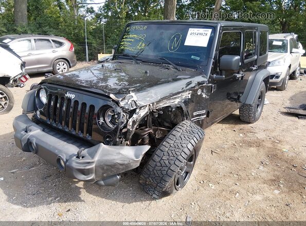 1C4BJWDG2JL855797 2018 JEEP WRANGLER Black Передня ліва чверть