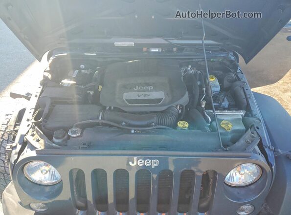 1C4BJWDG2JL878237 2018 JEEP WRANGLER Gray Widok komory silnika
