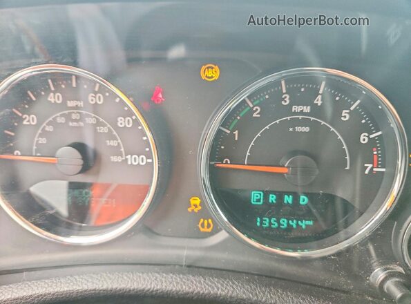 1C4BJWDG3GL104300 2016 JEEP WRANGLER White Instrument cluster view