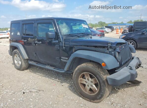 1C4BJWDG3GL141914 2016 JEEP WRANGLER Черный Передняя правая четверть