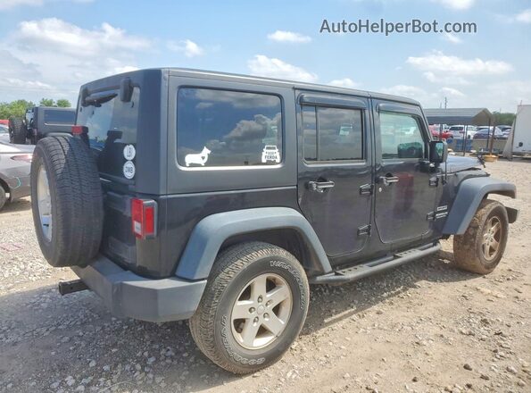 1C4BJWDG3GL141914 2016 JEEP WRANGLER Черный Задняя правая четверть