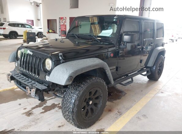 1C4BJWDG3GL181295 2016 JEEP WRANGLER UNLIMITED Black Vista tres cuartos delantera izquierda