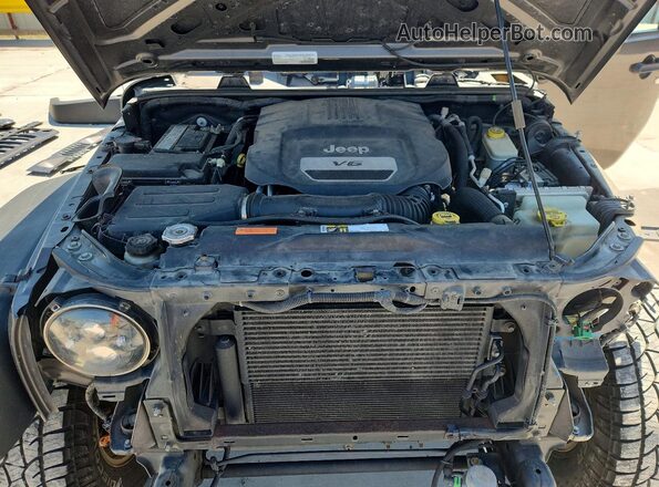 1C4BJWDG3GL248994 2016 JEEP WRANGLER Gray Вид підкапотного простору