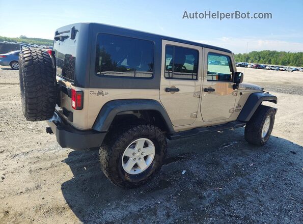 1C4BJWDG3GL317800 2016 JEEP WRANGLER Tan Tył prawy