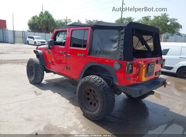 1C4BJWDG3HL561447 2017 JEEP WRANGLER UNLIMITED Red Задня ліва чверть