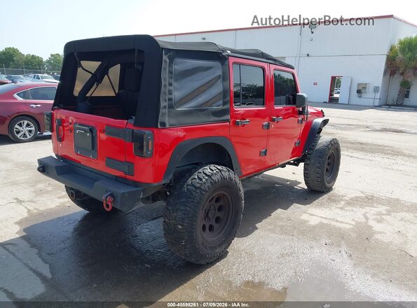 1C4BJWDG3HL561447 2017 JEEP WRANGLER UNLIMITED Red Задня права чверть