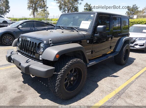 1C4BJWDG3HL642237 2017 JEEP WRANGLER UNLIMITED Black Передня ліва чверть