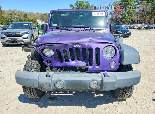 1C4BJWDG3JL829578 2018 JEEP WRANGLER Purple Front view