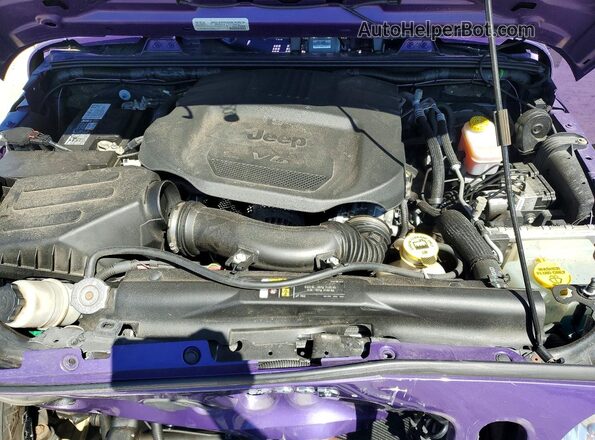 1C4BJWDG3JL829578 2018 JEEP WRANGLER Purple Engine compartment view