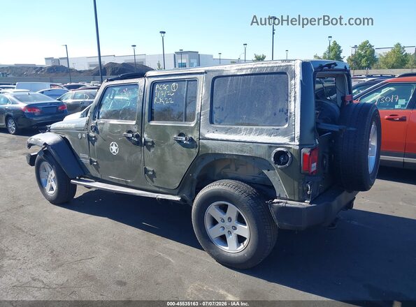 1C4BJWDG4GL101471 2016 JEEP WRANGLER UNLIMITED Green Front view