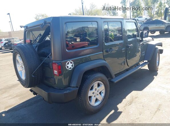 1C4BJWDG4GL101471 2016 JEEP WRANGLER UNLIMITED Green Rear right