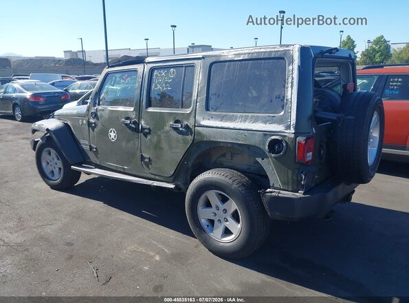 1C4BJWDG4GL101471 2016 JEEP WRANGLER UNLIMITED Green Rear left