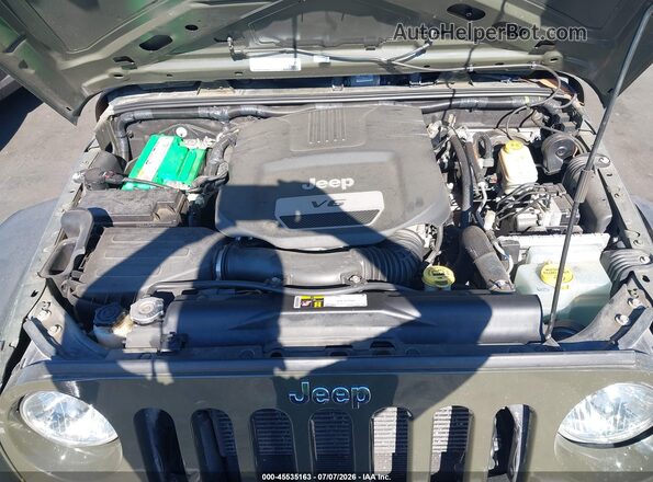 1C4BJWDG4GL101471 2016 JEEP WRANGLER UNLIMITED Green Rear view