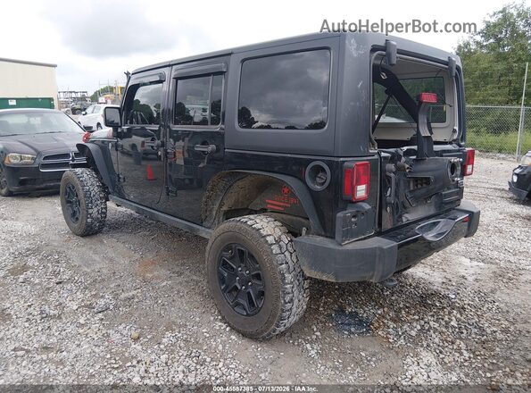 1C4BJWDG4GL132350 2016 JEEP WRANGLER UNLIMITED Black უკანა მარცხენა