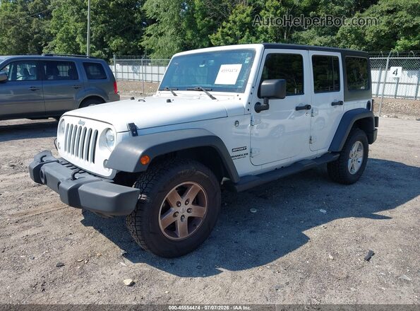 1C4BJWDG4GL139010 2016 JEEP WRANGLER UNLIMITED Белый Передняя левая четверть