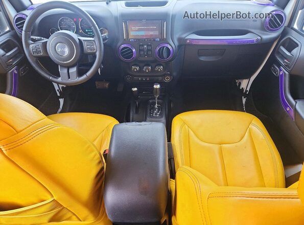1C4BJWDG4GL264458 2016 JEEP WRANGLER White Вид панелі приладів