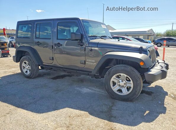 1C4BJWDG4GL324240 2016 JEEP WRANGLER Серый Передняя правая четверть
