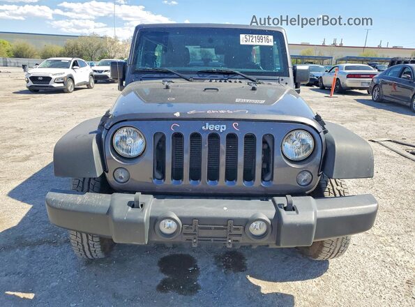 1C4BJWDG4GL324240 2016 JEEP WRANGLER Серый Вид спереди