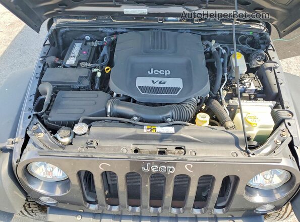 1C4BJWDG4GL324240 2016 JEEP WRANGLER Серый Вид подкапотного пространства