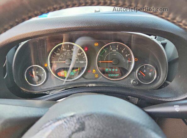1C4BJWDG4HL580010 2017 JEEP WRANGLER Black Widok zestawu wskaźników