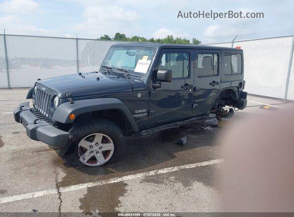 1C4BJWDG4HL621932 2017 JEEP WRANGLER UNLIMITED Серый Передняя левая четверть
