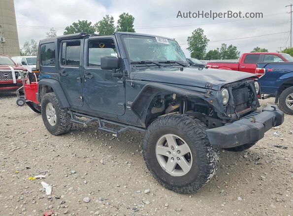 1C4BJWDG4HL646023 2017 JEEP WRANGLER Угольный Передняя правая четверть