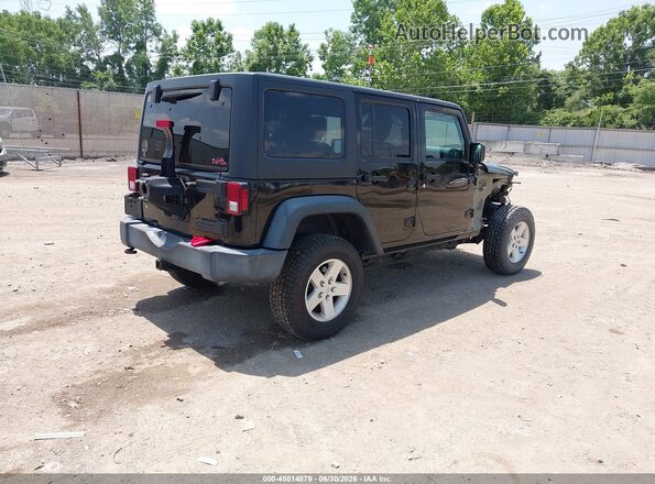 1C4BJWDG4HL745733 2017 JEEP WRANGLER UNLIMITED Black Tył prawy