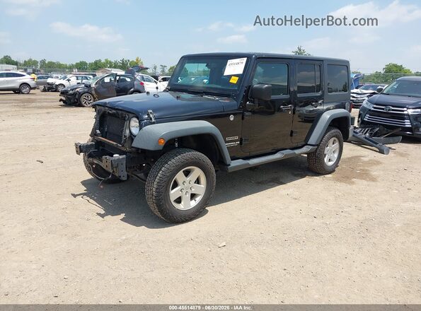 1C4BJWDG4HL745733 2017 JEEP WRANGLER UNLIMITED Black Przód lewy