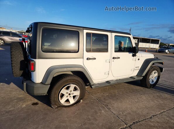 1C4BJWDG4JL822364 2018 JEEP WRANGLER White Tył prawy