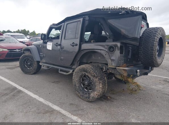 1C4BJWDG4JL834773 2018 JEEP WRANGLER Gray Задня ліва чверть