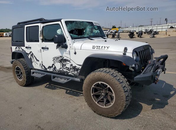 1C4BJWDG4JL868969 2018 JEEP WRANGLER Белый Передняя правая четверть