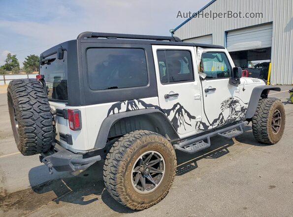 1C4BJWDG4JL868969 2018 JEEP WRANGLER Белый Задняя правая четверть