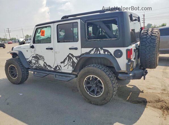 1C4BJWDG4JL868969 2018 JEEP WRANGLER Белый Задняя левая четверть
